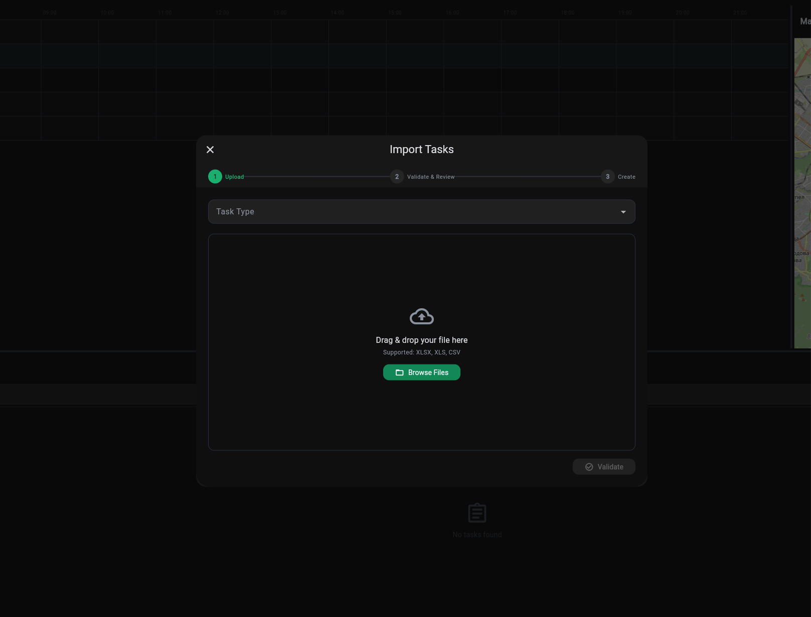 ZentiKO bulk task import from CSV and Excel